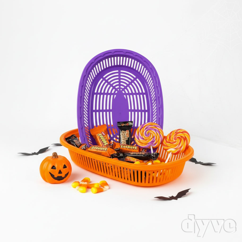 Canastilla Ovalada Halloween (Set de 12)